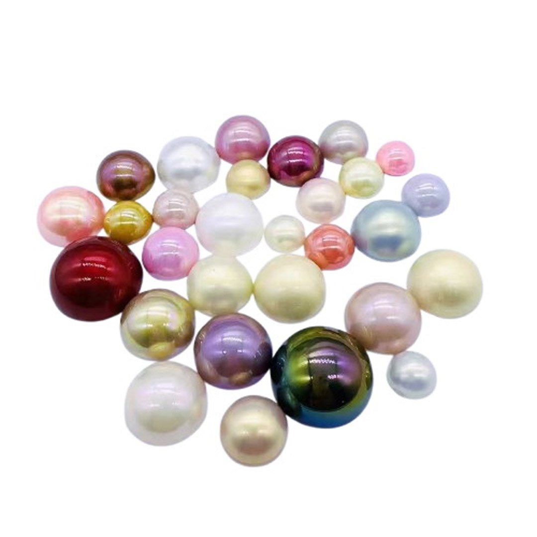 ABS PEARL WITH SETTING BASE TO FIX BAG SHOES - 图片 5