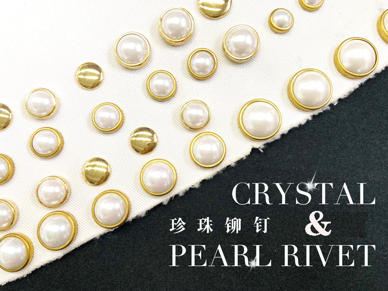 ABS PEARL WITH SETTING BASE TO FIX BAG SHOES